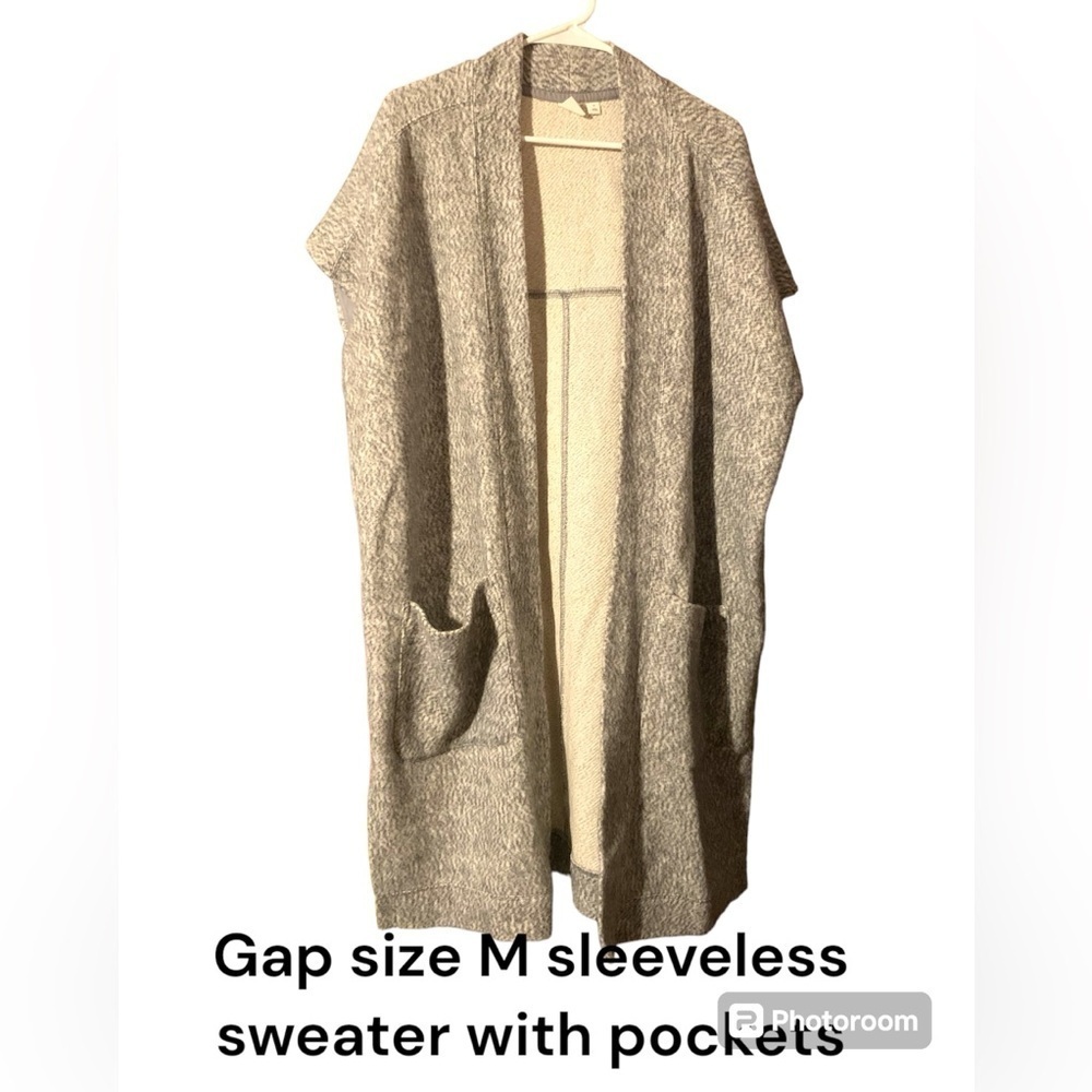 Women's Gap Gray shawl cape cardigan